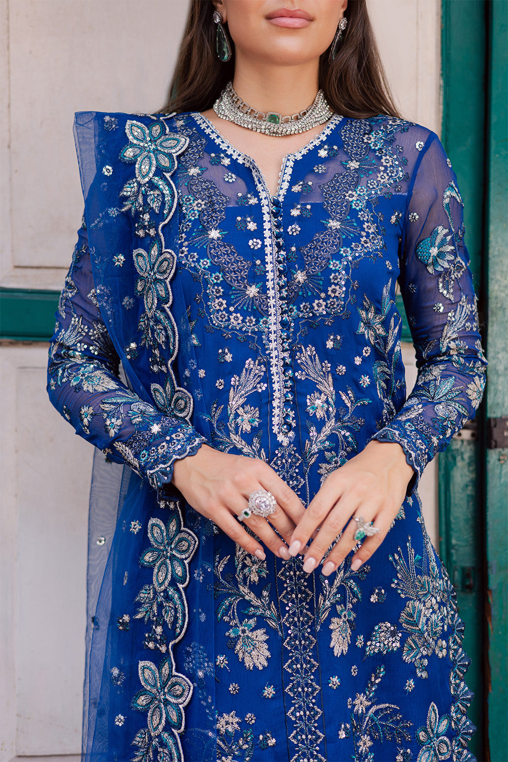 3 Piece Embroirdered Chiffon Anneliese - FW50067