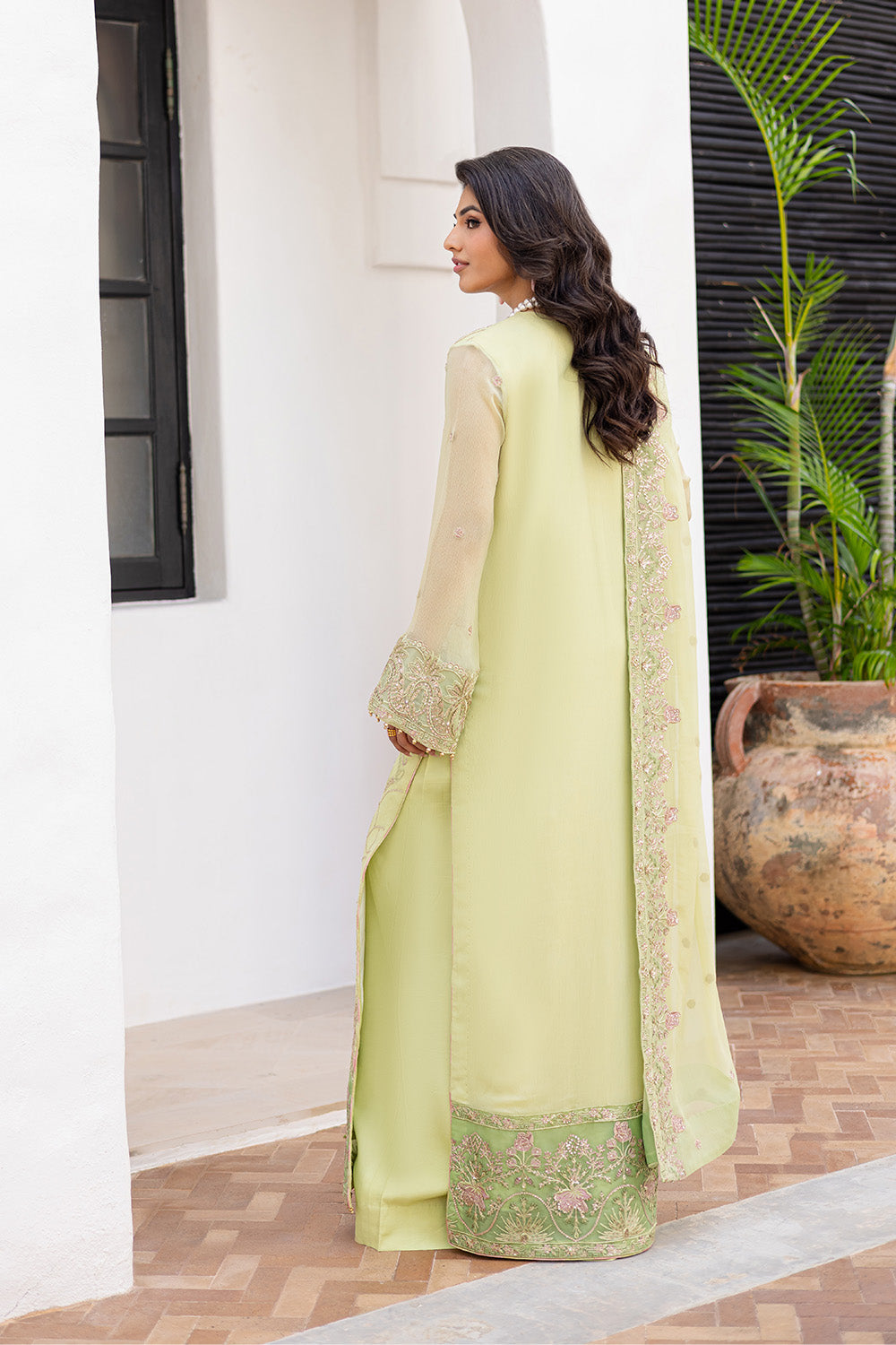 3 Piece Embroirdered Chiffon ANNISA - FS50086