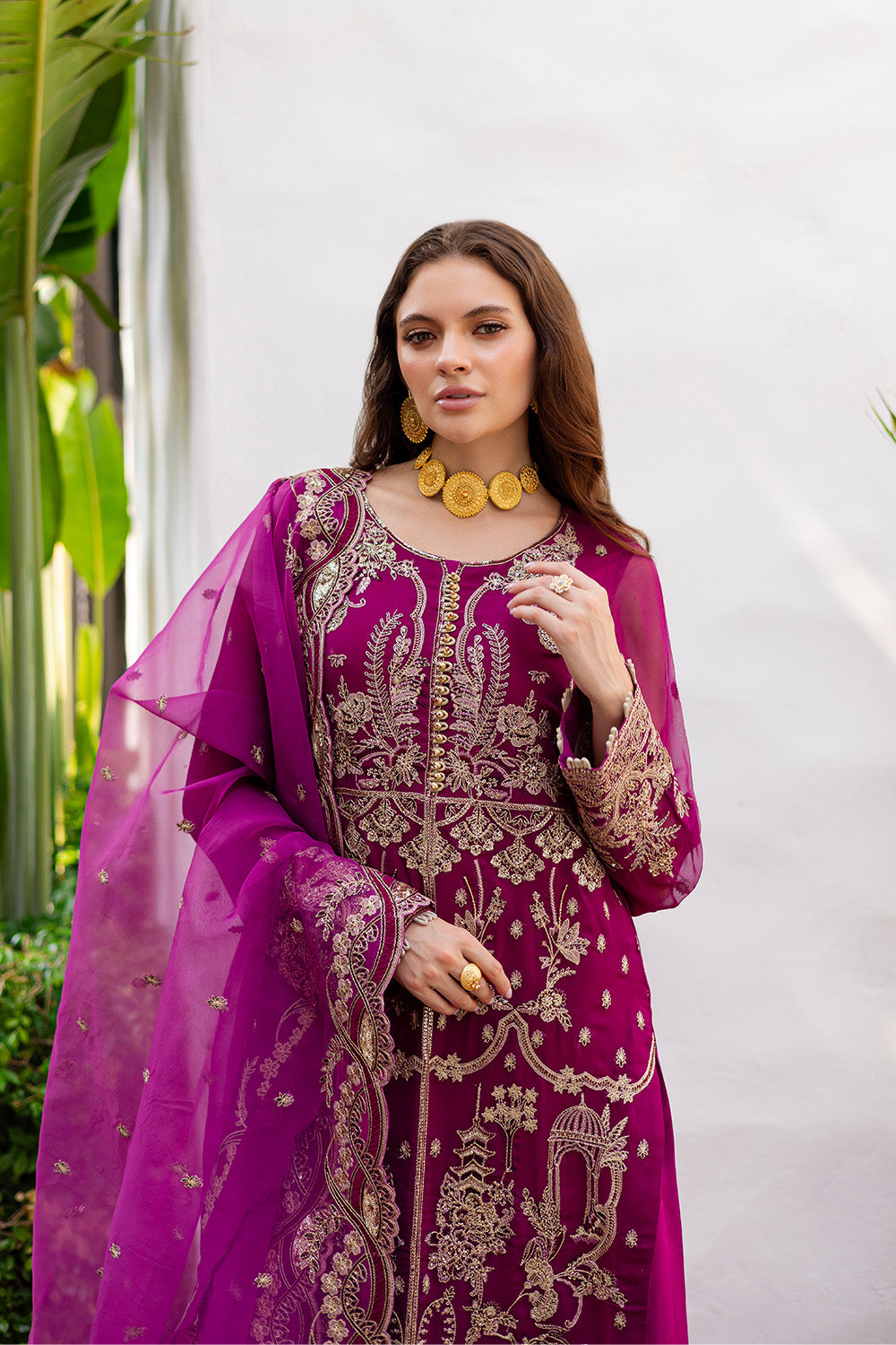 3 Piece Embroirdered Chiffon AULIA - FS50087