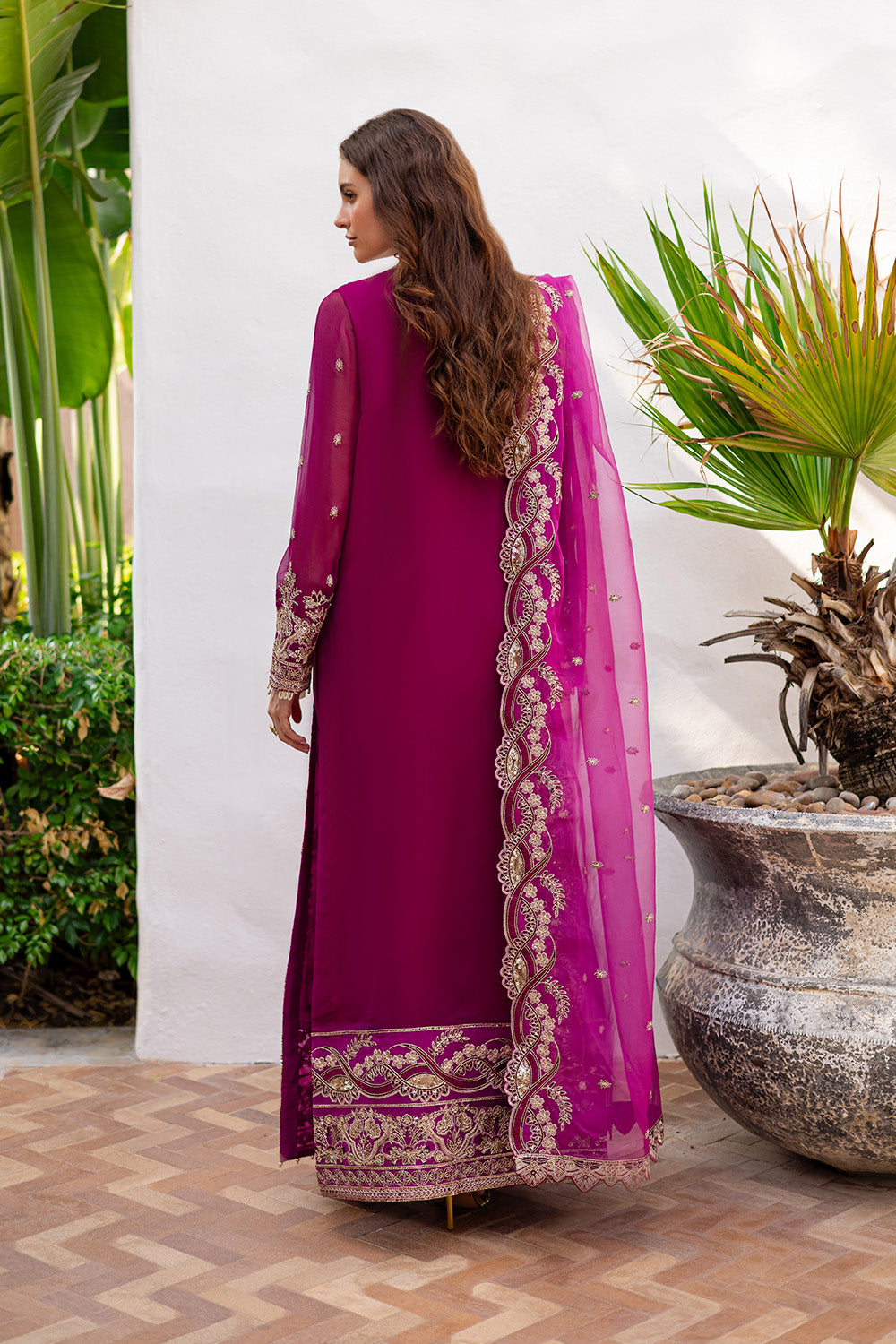 3 Piece Embroirdered Chiffon AULIA - FS50087