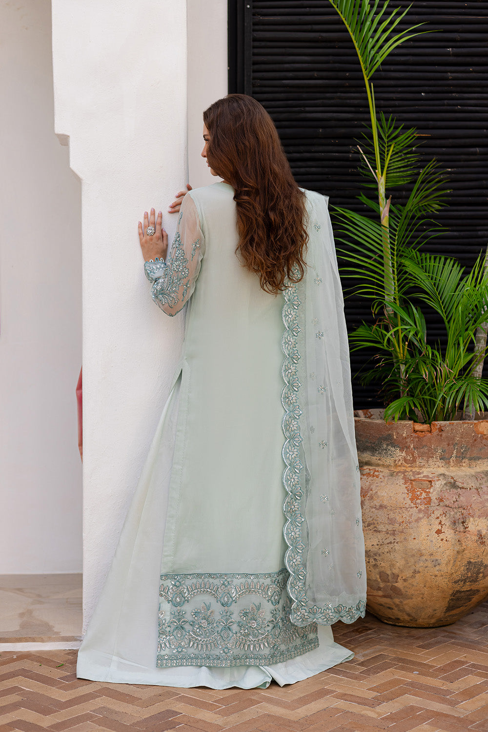 3 Piece Embroirdered Chiffon INTAN - FS50088