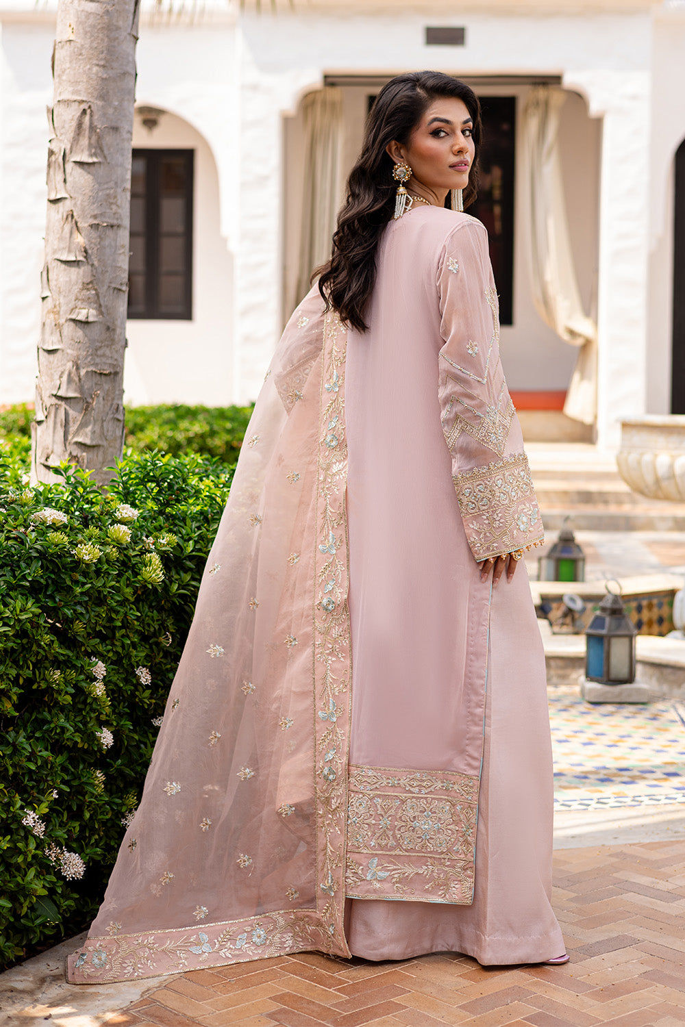 3 Piece Embroirdered Chiffon INDAH - FS50089