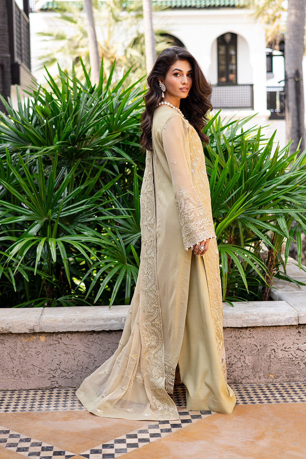 3 Piece Embroirdered Chiffon ACINTYA - FS50093