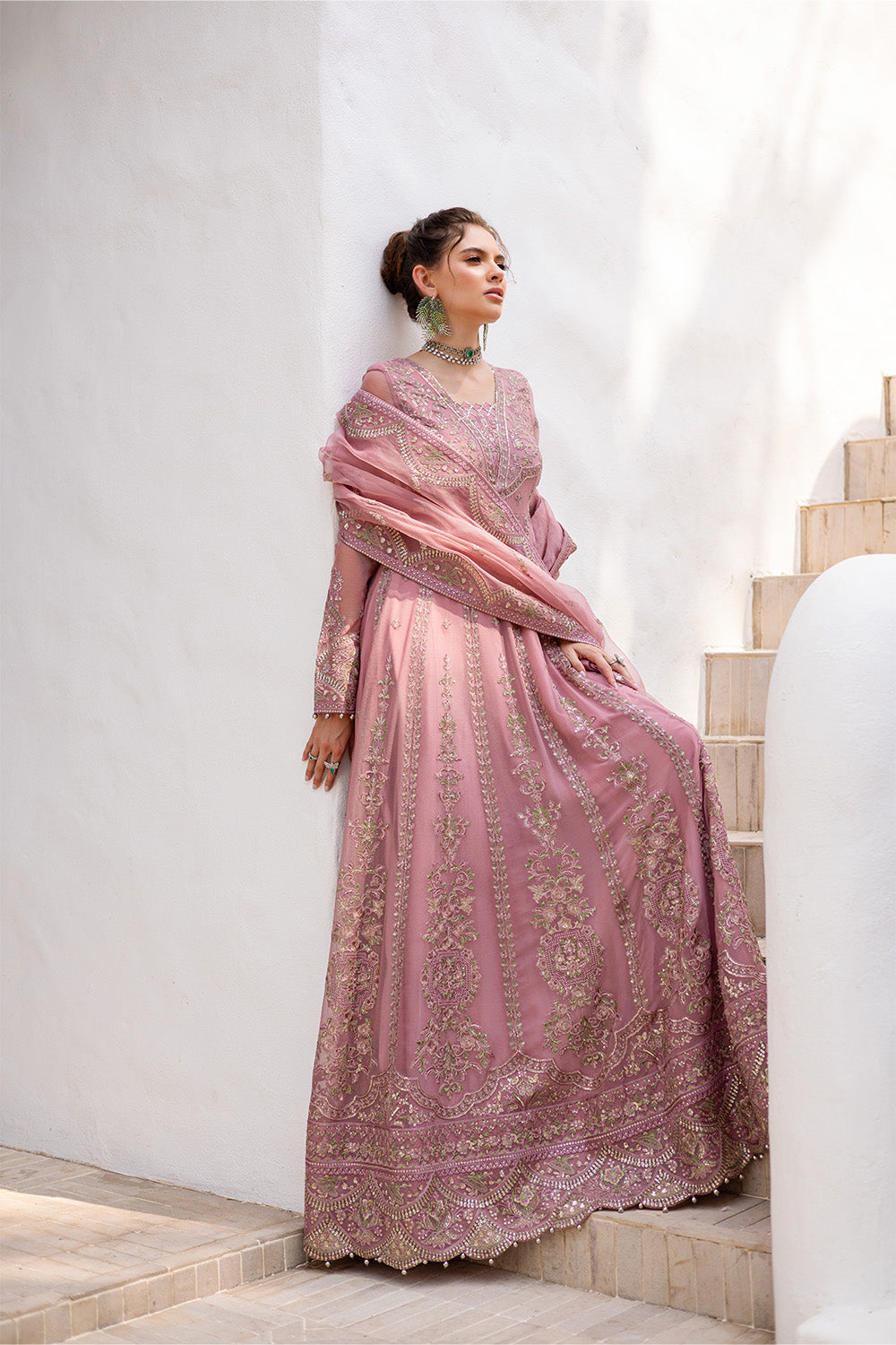 3 Piece Embroirdered Chiffon KIRANA - FS50094