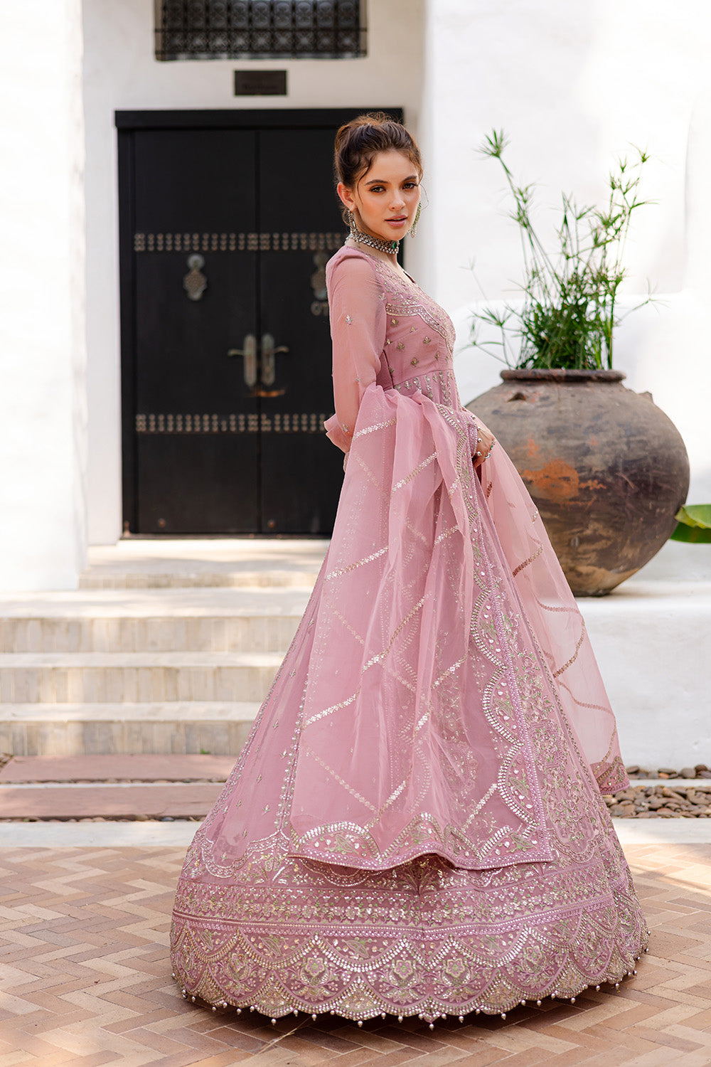3 Piece Embroirdered Chiffon KIRANA - FS50094