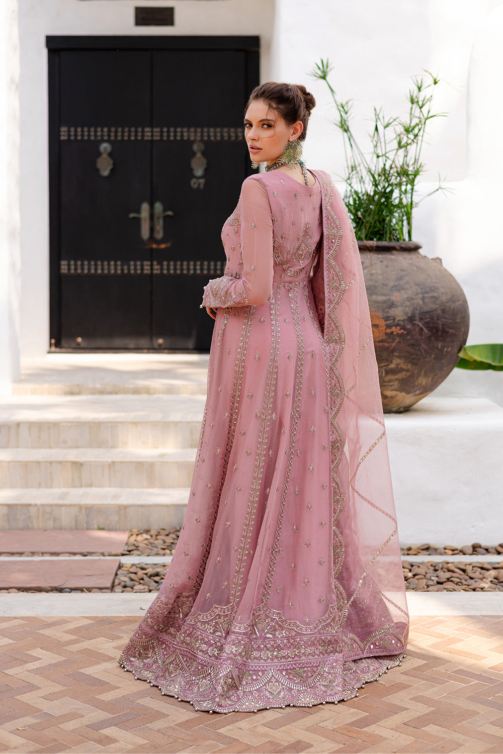 3 Piece Embroirdered Chiffon KIRANA - FS50094