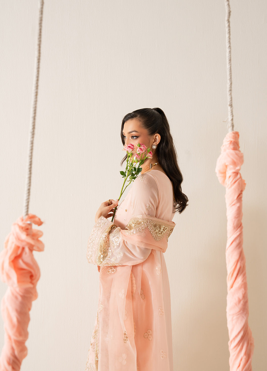 3 Piece Embroirdered Chiffon ELYNA - FS50127