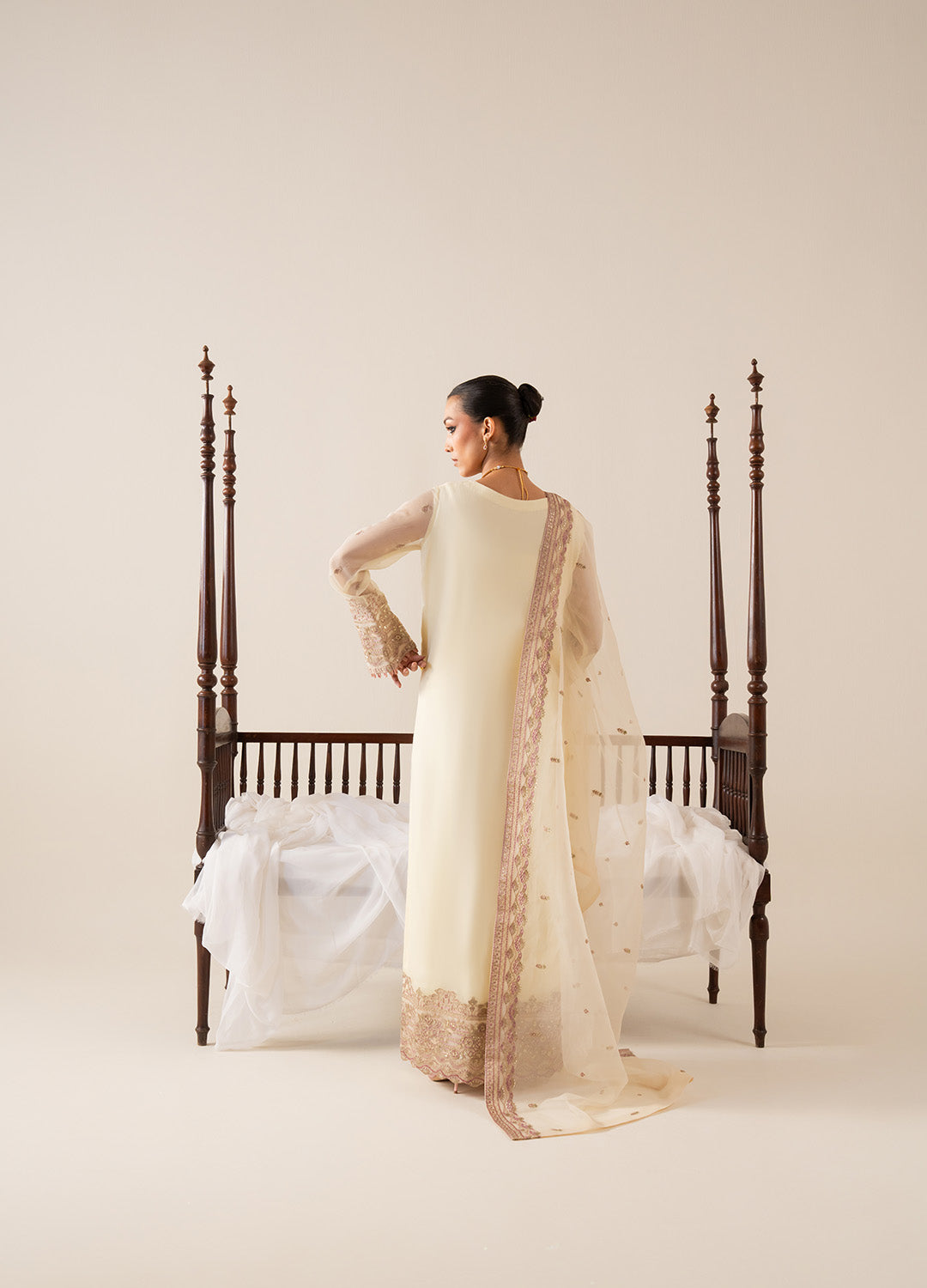 3 Piece Embroirdered Chiffon LILI - FS50128