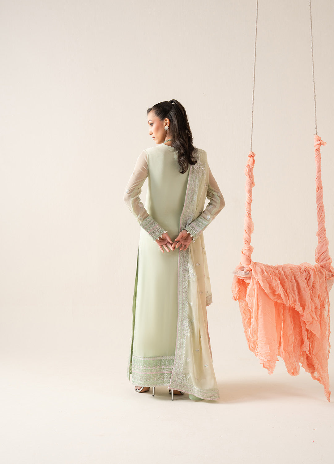 3 Piece Embroirdered Chiffon LOUISE - FS50130