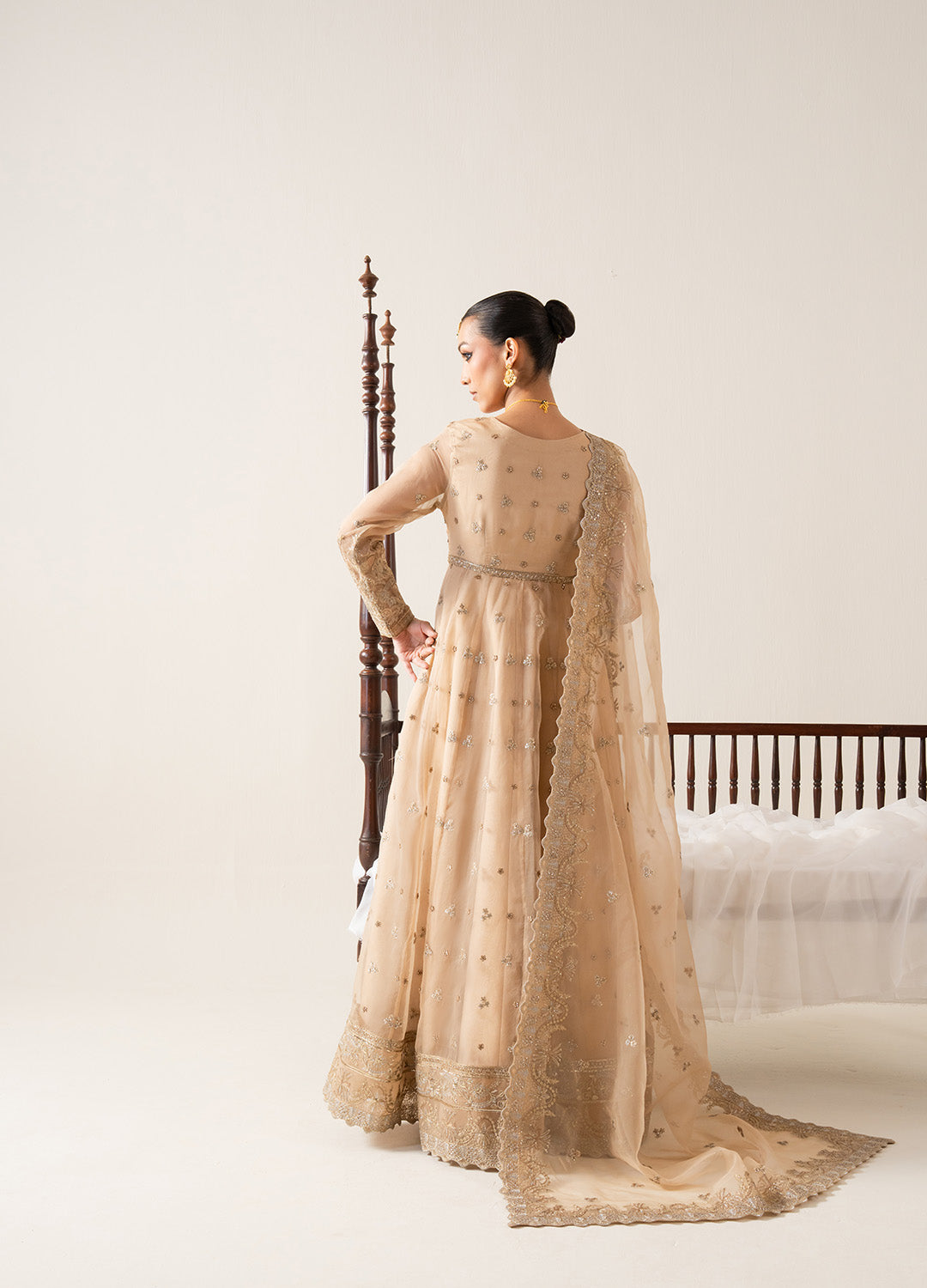 3 Piece Embroirdered Chiffon INÈS - FS50132