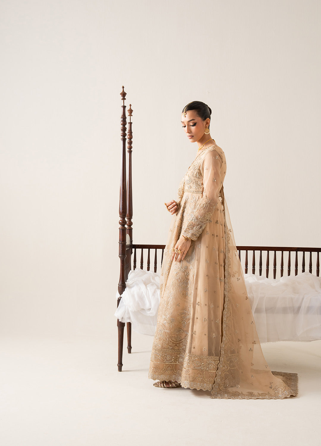 3 Piece Embroirdered Chiffon INÈS - FS50132