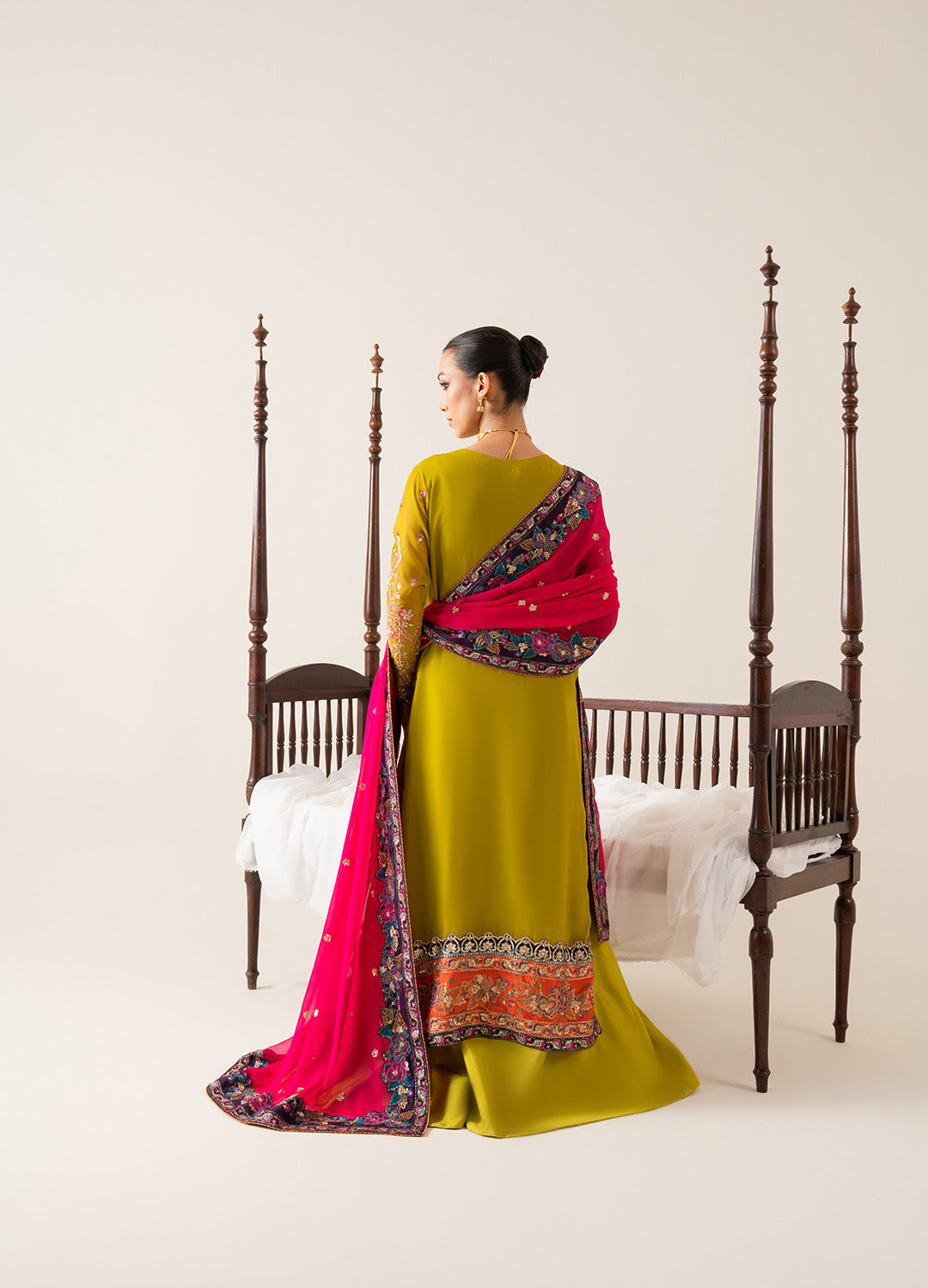 3 Piece Embroirdered Chiffon REINE - FS50134