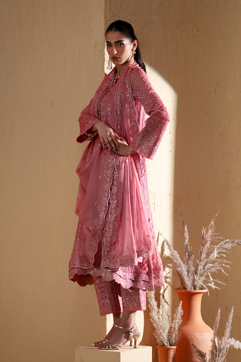 3 Piece Embroiderd Chiffon NUBIA - FSU5662