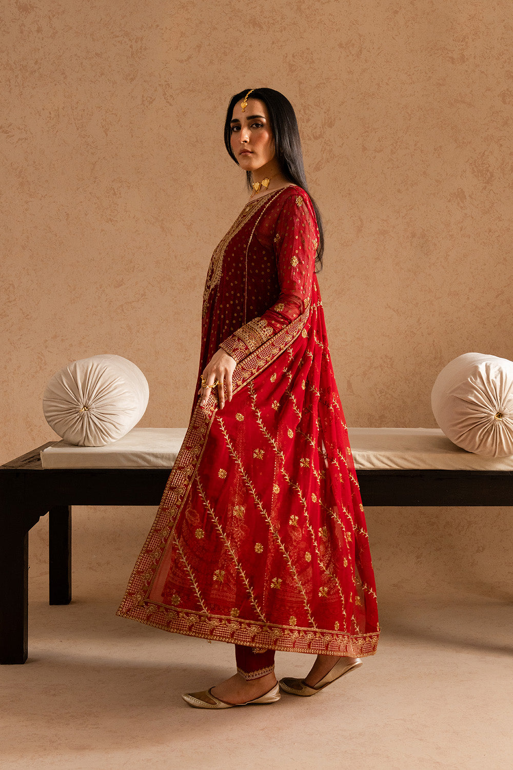 3 Piece Embroirdered Chiffon MELISA - FSU5607
