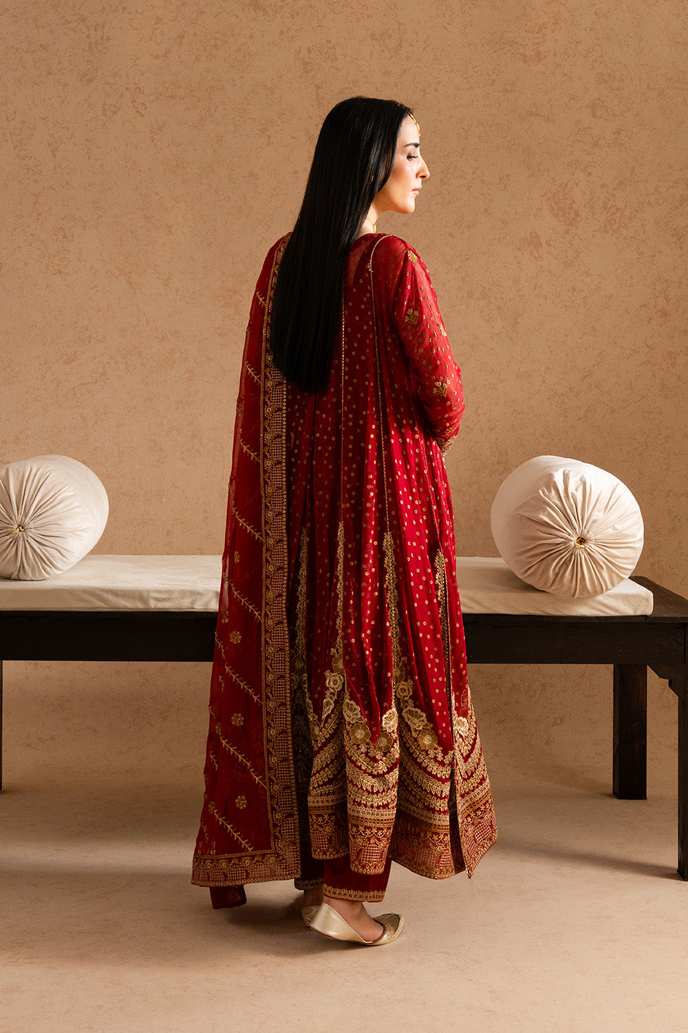 3 Piece Embroirdered Chiffon MELISA - FSU5607