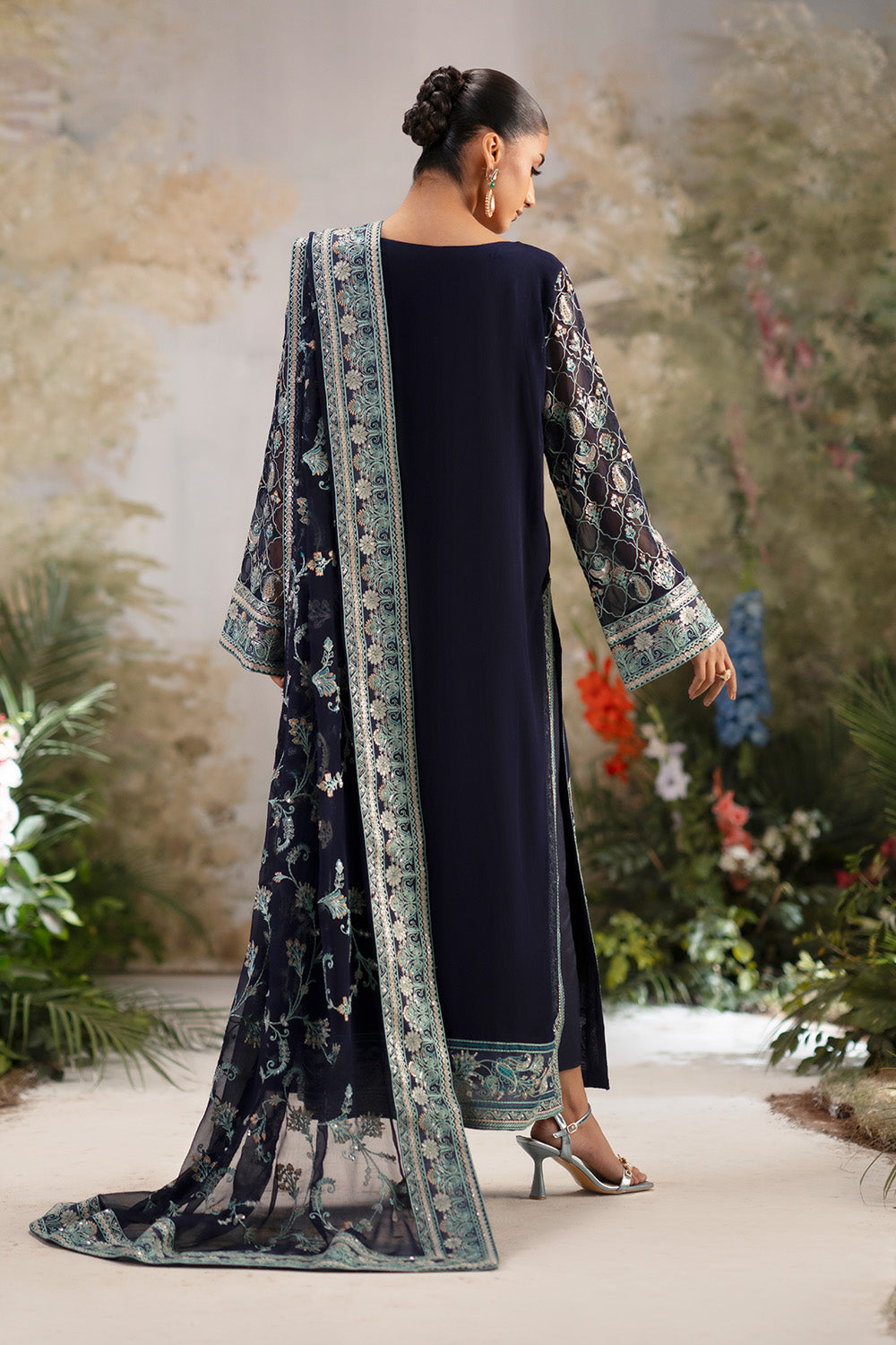 3-Piece-Embroiderd-Chiffon OJASWINI - FWU5691