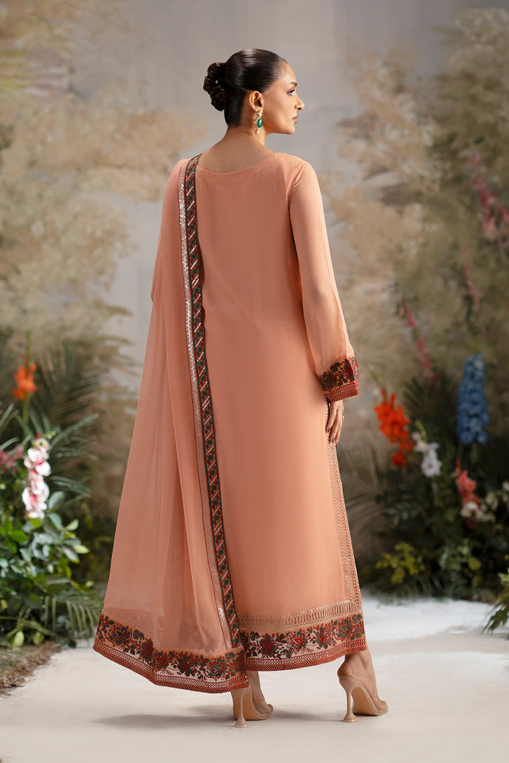 3-Piece-Embroiderd-Chiffon OMISHA - FWU5697