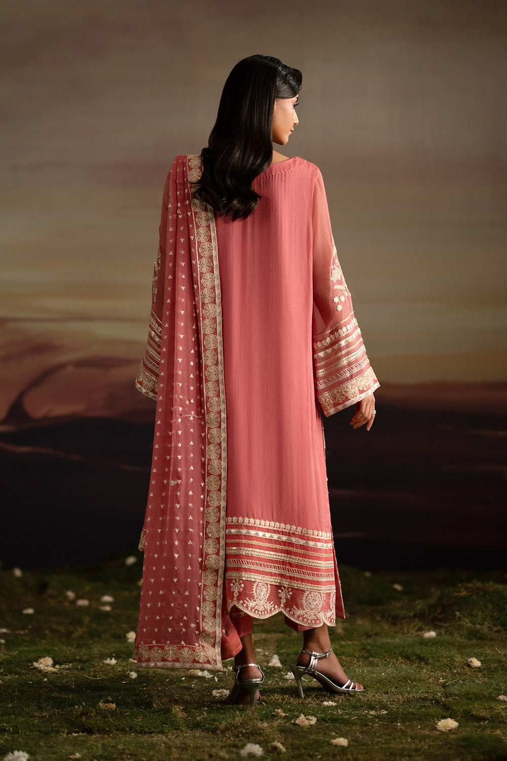 3-Piece-Embroiderd-Chiffon INDIYA - FWU5707