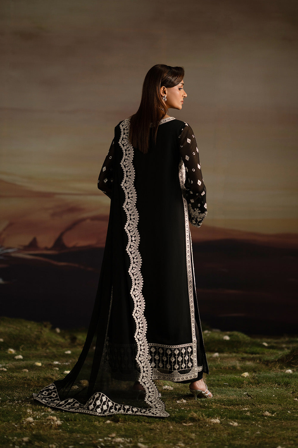 3-Piece-Embroiderd-Chiffon INBHA - FWU5708