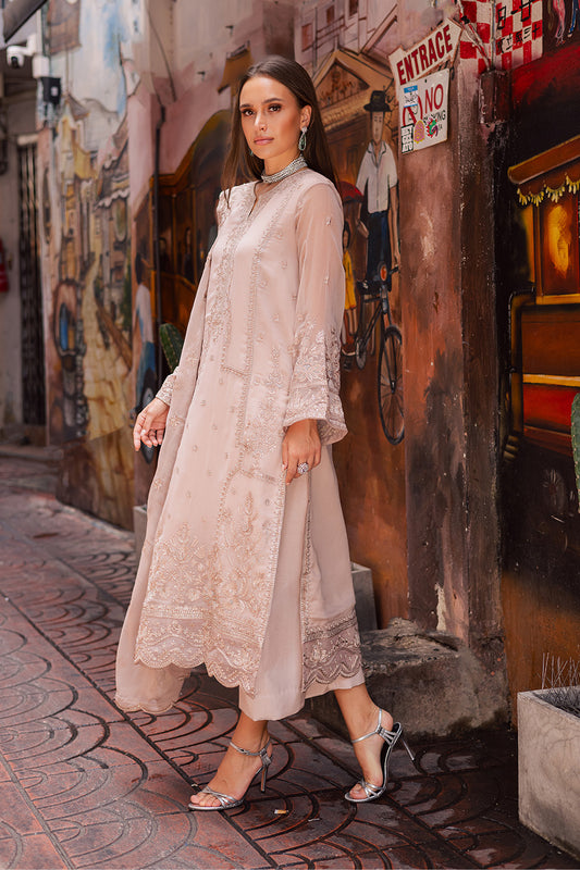 3 Piece Embroirdered Chiffon Adele - FW50070