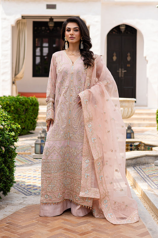 3 Piece Embroirdered Chiffon INDAH - FS50089