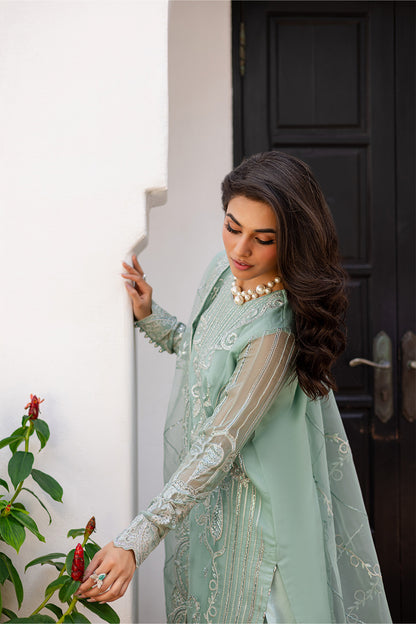 3 Piece Embroirdered Chiffon MELATI - FS50092