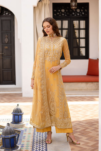 3 Piece Embroirdered Chiffon ENDAH - FS50095