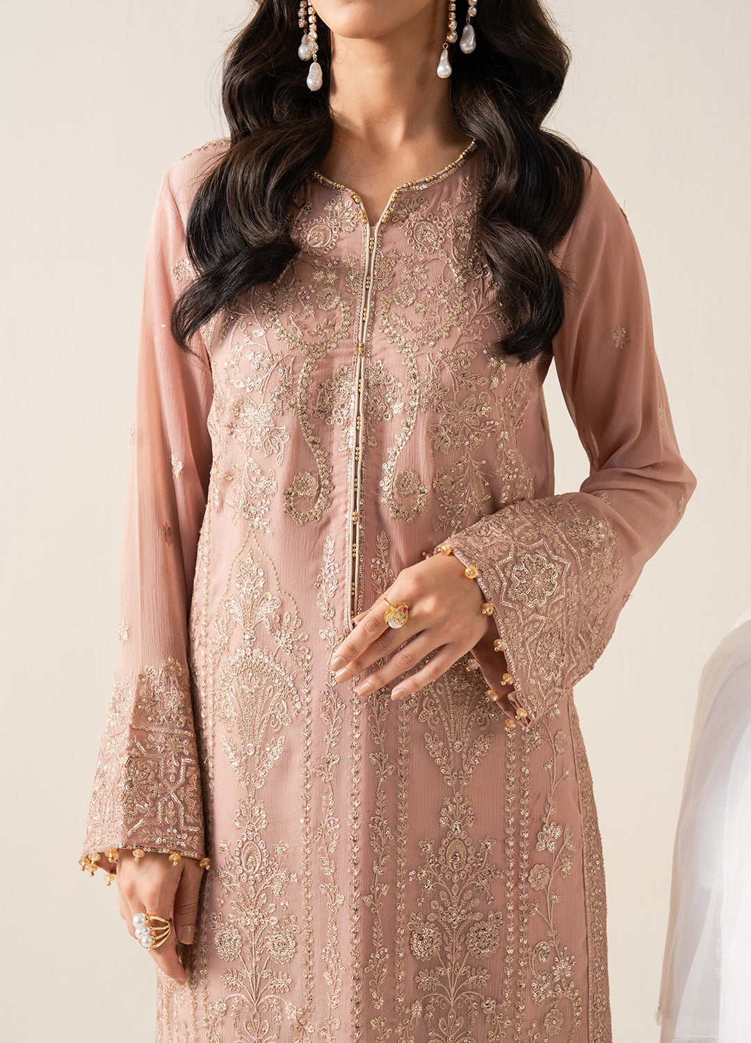 3 Piece Embroirdered Chiffon SOPHIA - FS50129