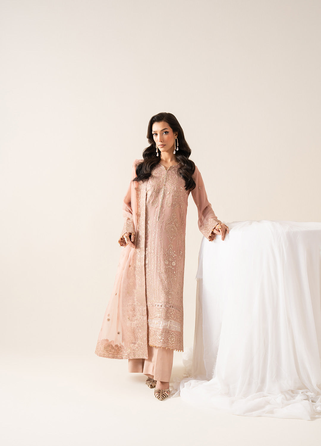 3 Piece Embroirdered Chiffon SOPHIA - FS50129
