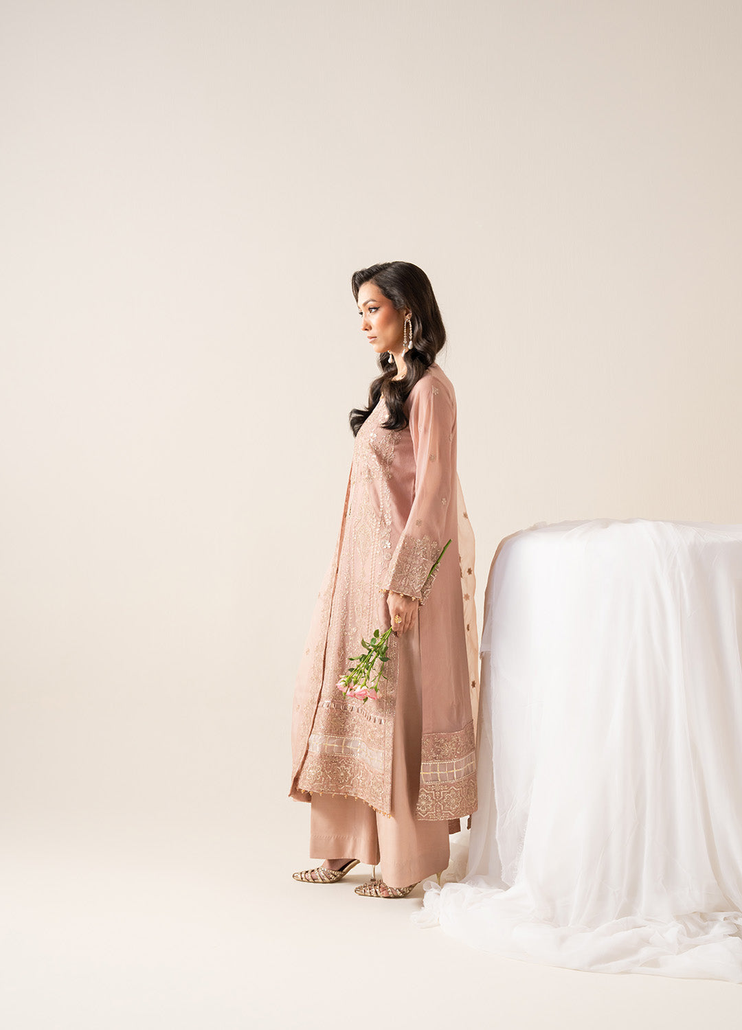 3 Piece Embroirdered Chiffon SOPHIA - FS50129