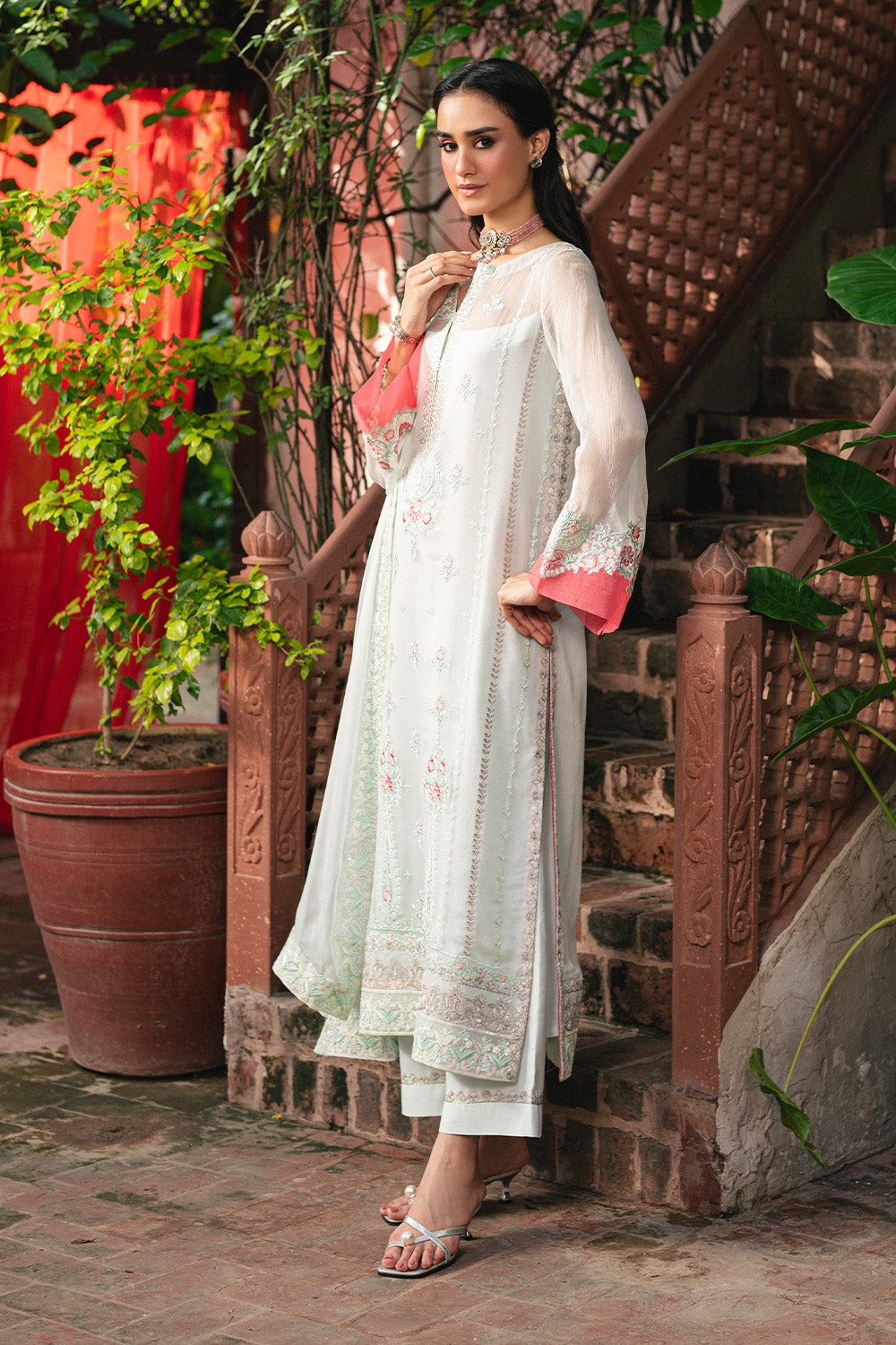 3 Piece Embroiderd Chiffon GAAYATHR - FSU5640