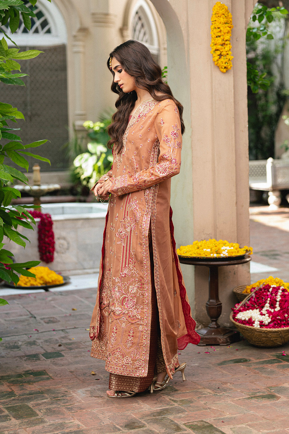 3 Piece Embroidered Chiffon VARVARA - FSU5651
