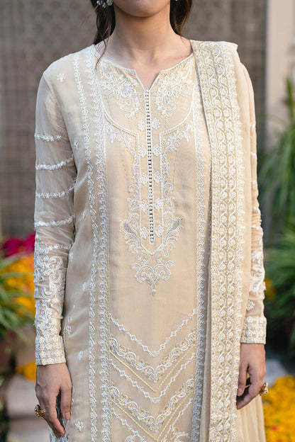 3 Piece Embroidered Chiffon ANASTASIA - FSU5655
