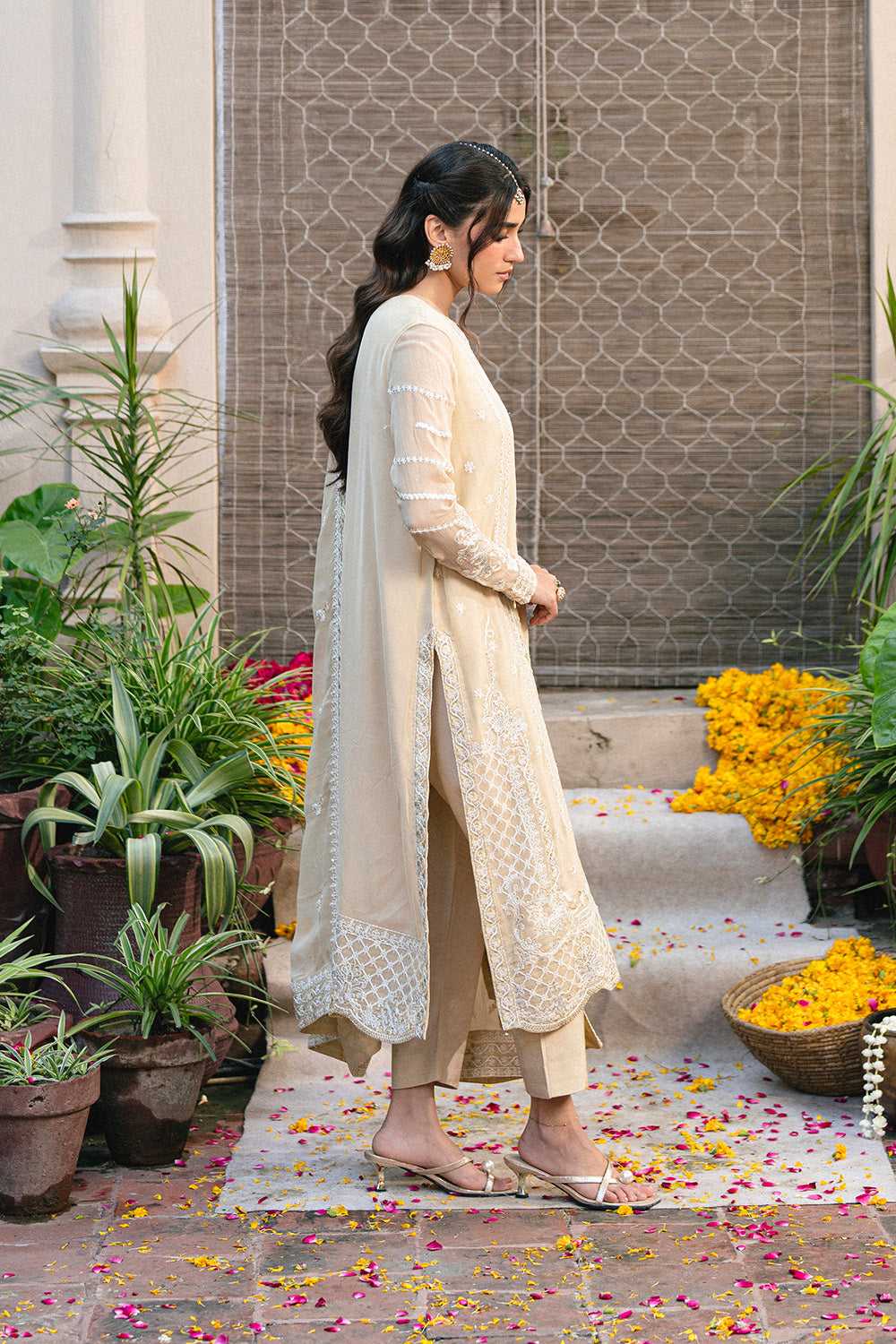 3 Piece Embroidered Chiffon ANASTASIA - FSU5655