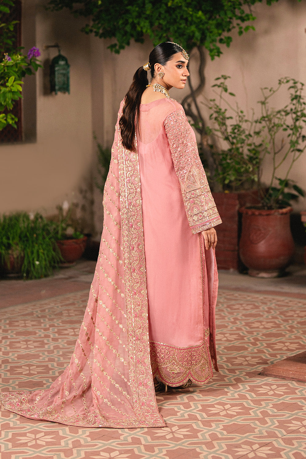 3 Piece Embroidered Chiffon SASHA - FSU5658