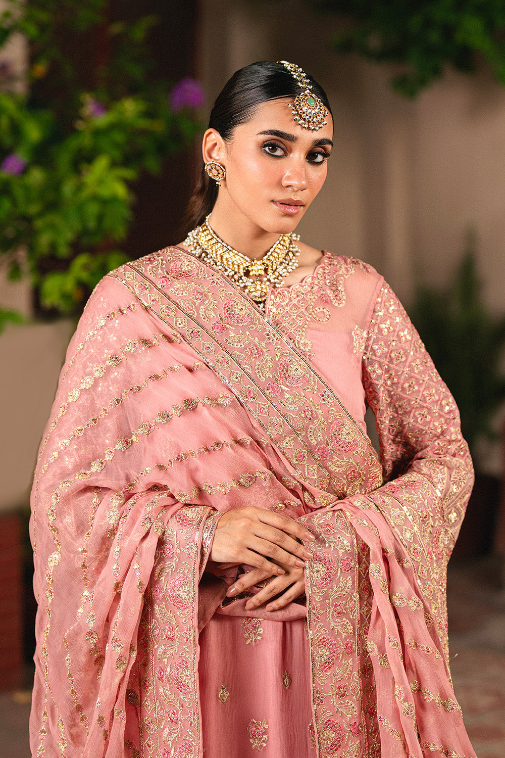 3 Piece Embroidered Chiffon SASHA - FSU5658