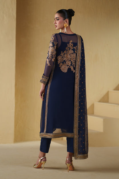 3 Piece Embroiderd Chiffon BAHITI - FSU5661