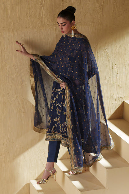 3 Piece Embroiderd Chiffon BAHITI - FSU5661