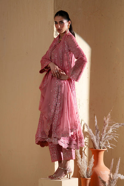 3 Piece Embroiderd Chiffon NUBIA - FSU5662