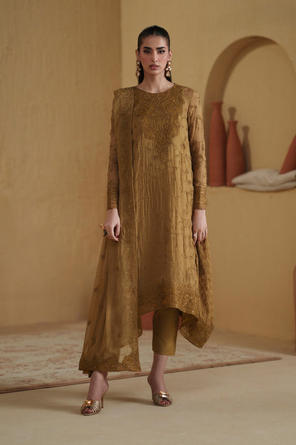 3 Piece Embroiderd Chiffon BENNU - FSU5664