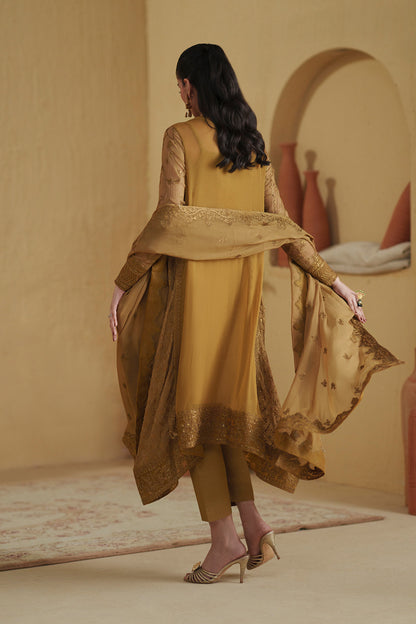 3 Piece Embroiderd Chiffon BENNU - FSU5664