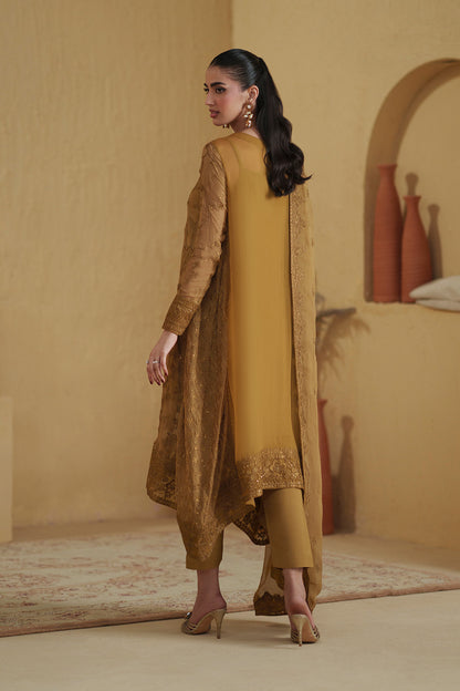 3 Piece Embroiderd Chiffon BENNU - FSU5664