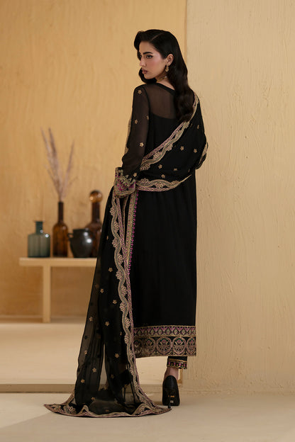 3 Piece Embroiderd Chiffon MERNEITH - FSU5665