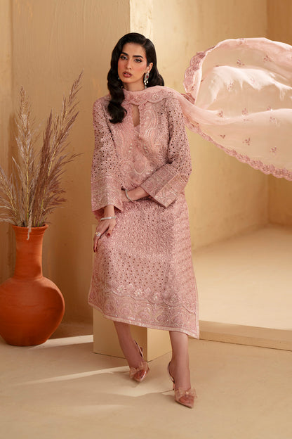 3 Piece Embroiderd Chiffon GAMILA - FSU5666