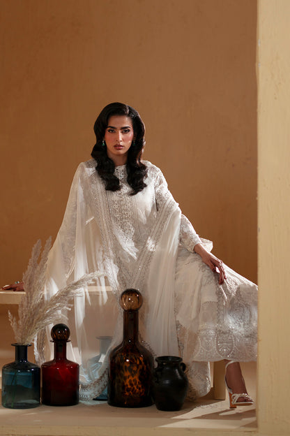 3 Piece Embroiderd Chiffon HEBA - FSU5669