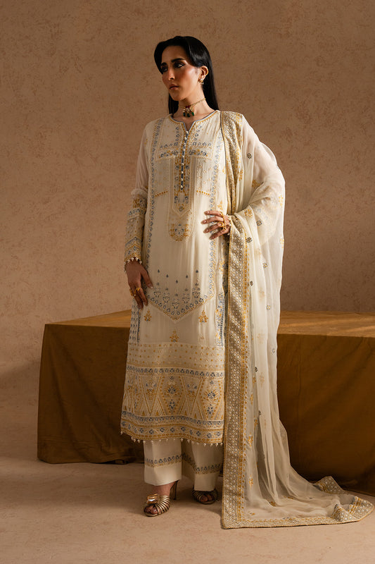 3 Piece Embroirdered Chiffon MERYEM - FSU5601