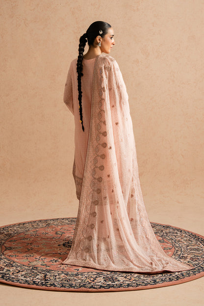 3 Piece Embroirdered Chiffon NURAY - FSU5604