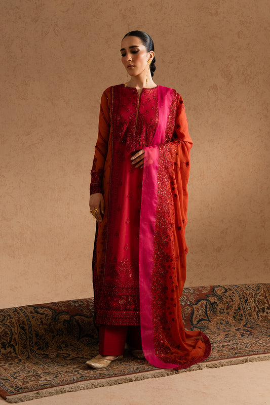 3 Piece Embroirdered Chiffon LEEYLA - FSU5608