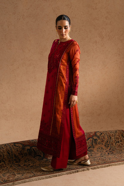 3 Piece Embroirdered Chiffon LEEYLA - FSU5608