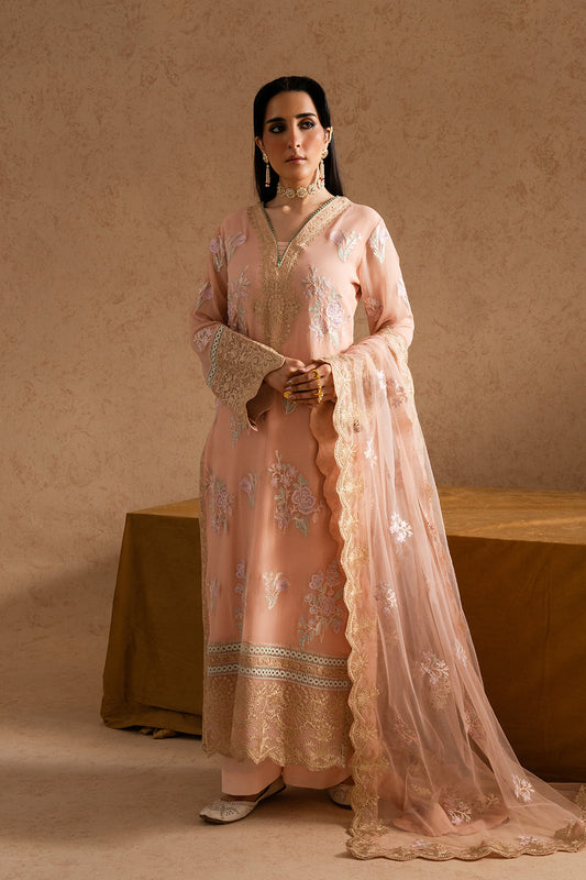 3 Piece Embroirdered Chiffon MIRAY - FSU5609